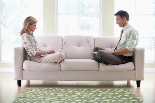 Don't compartmentalize! Work from home! 